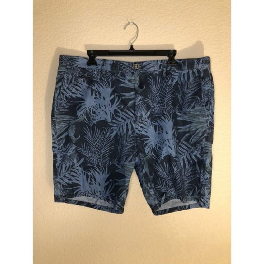NWT  Sz 35⛳ Johnnie-o Golf Indigo Floral Shorts MSRP‎ $98
